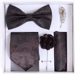 RANDOM STRIPE Alloy Cufflink & Tie Pin Set image 1