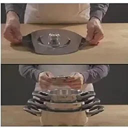 vepson Adjustable Folding Steel Lid 5 inch Lid image 2