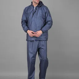 dollar Colorblock Men Raincoat image 5