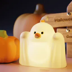 unzag LED Night Light Cute Ghost Duck Toys Baby Room Touch Nursery Lamp-Small Night Lamp image 3
