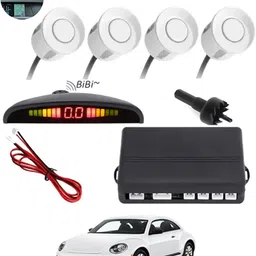 monolive Car Reverse Parking White Sensor With Led Display/Buzzer-34 White 4Parking Sensor Increased Safety For Passengers Universal For Car-34 Parking Sensor-picture-20