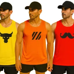 elite elegance apparel Pack of 3 Men Vest image 1