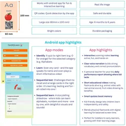 srrt kidz Smart Flashcards with android app for interactive learning, PATENT PENDING image 2