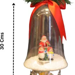 techtree Chrismas LED Light with music in Transparant Bell Shape image 4