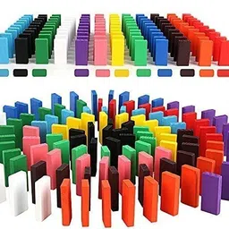 countrylink 54 Pcs 1 Dice Challenging Color Wooden Blocks Tumbling Stacking Game-picture-21