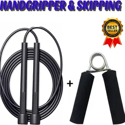 bqh COMBO OF SKIPPING ROPE AND 1PC FOAM HAND GRIP Fitness Accessory Kit Fitness Accessory Kit Kit-picture-33