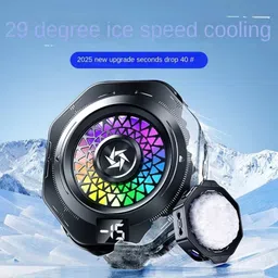 PAPLAJ ENTERPRISES NEW_Silent RGB Mobile Fan for Gamers – Fast Phone Cooling Pad 1 Fan Cooling Pad-picture-14