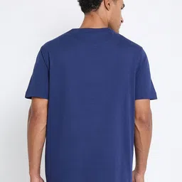 BEN SHERMAN Men Graphic Printed Round Neck Cotton T-shirt image 3