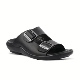 MEDIFEET Men Dual Buckle Slide Comfort Sandals with Arch Support Midsole-picture-11