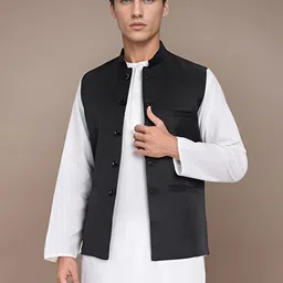 Moda Rapido Mandarin Collar Nehru Jacket image 5