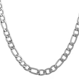 Roadster Men Silver-Plated Curb Classic Link Design Chain image 3