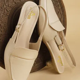 AROOM Women Kitten Mules image 5