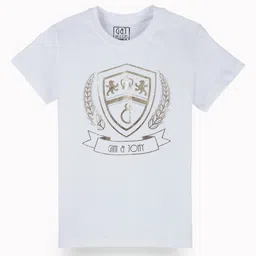 Gini and Jony Boys Printed Raw Edge T-shirt image 1