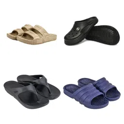 Feel alive Men Set of 4 Ultra-Comfortable, Lightweight EVA Flip Flops for Everyday Use-picture-33