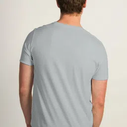 SUN 'N' SUMMER Typography Printed Round Neck Short Sleeves Cotton T-shirt image 3