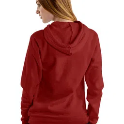 Povaxpo Women Printed Hooded Pullover Sweatshirt image 2