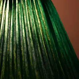 Lampenschirm India Green Cotton Frusturical Shaped Lampshade image 4