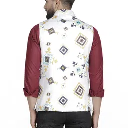 B BEN Sleeveless Printed Men Jacket () image 4