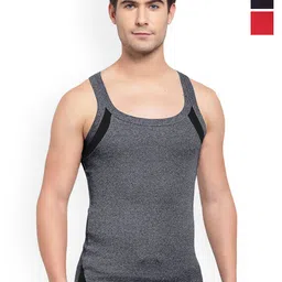 Sporto by Macho Men Colourblocked Pack Of 3 Gym Vests Sprto_755-BJsp(1)-N(1)-R(1)-XS-picture-47
