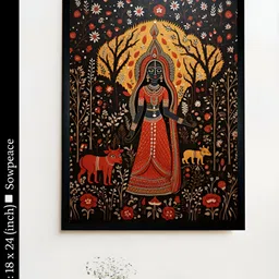 SOWPEACE Red & Black 1 Piece Canvas Other Wall Photographs-image-17