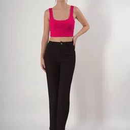 clobug Women Ribbed Cotton Tank Crop Top-picture-22