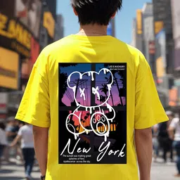 SMARTEES Graphic Printed Oversize Cotton T-shirt image 3