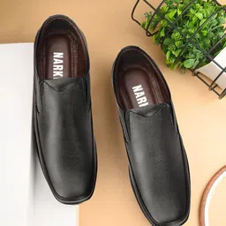 NARKI Men Square Toe Formal Derbys-image-5