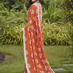 Saree mall Floral Printed Designer Bagh Sarees image 3