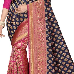 jayant creation Multicoloured Art Silk Barasi Sarees image 5