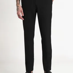 SHOWOFF Men Comfort Slim Fit Low-Rise Trousers-image-91