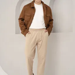 The Pant Project Men Nomad Beige Cotton Sweatpants image 5