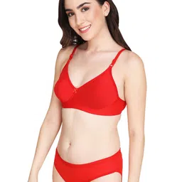 Liigne Women Pack Of 2 Everyday Padded Bra Pure Cotton Lingerie Set image 5