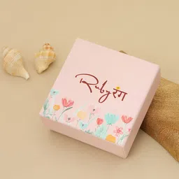 Ruby Raang Girls Gold-Plated Kundan Studded Maang Tikka image 3