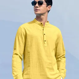 ZELINCO Men Thread Work Kurta-picture-11