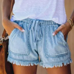 Oh Rare Women Regular Fit Denim Shorts-image-18
