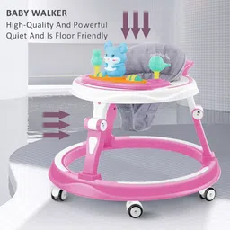 StarAndDaisy Infants Height Adjustment & Music Tray 360 Baby Walker image 4