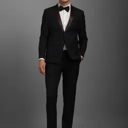 Louis Philippe Slim-Fit Single-Breasted Two-Piece Suit image 3