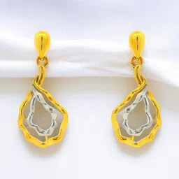 C KRISHNIAH CHETTY JEWELLERS PVT LTD 22Kt Gold Drop Earrings-2.12g-picture-27