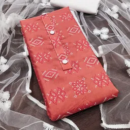 HERE&NOW Embellished Unstitched Dress Material-picture-26