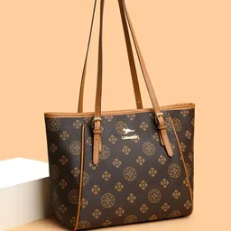 Diva Dale Women Brand Logo Printed Structured Shoulder Bag-image-21