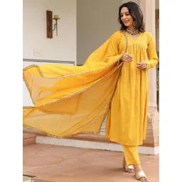 Philauri Women Empire Gotta Patti Kurta & Trouser With Dupatta image 5