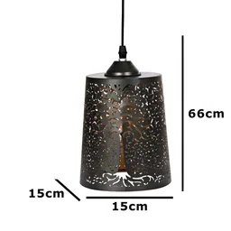 MFD HOME FURNISHING Multicoloured Quirky Ceiling Lamp image 5