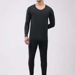 Monte Carlo Men Round Neck Long Sleeves Thermal Top-image-20