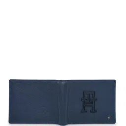 Tommy Hilfiger Men Brand Logo Printed Leather Two Fold Wallet image 5