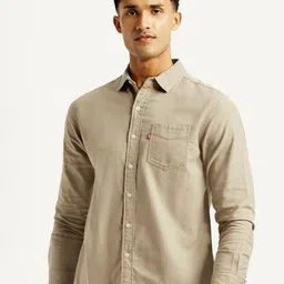 Levis Spread Collar Slim Fit Cotton Shirt-image-41