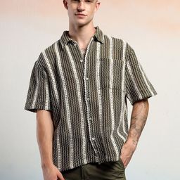 Stylecast X Kotty Men Relaxed Multi Stripes Striped Casual Shirt-picture-31