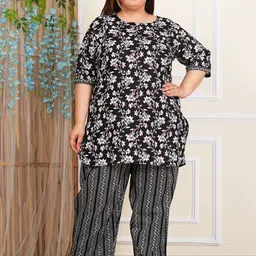 The Tinge Women Printed Night suit-picture-30