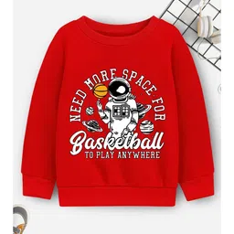 HERE&NOW Boys Fleece Printed Pullover Sweatshirt-picture-22