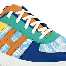 glitchez Men Colourblocked Moisture Wicking Sneakers image 4