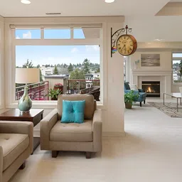 Nutts Copper-Toned & Black Double Sided Analogue Vintage Wall Clock image 5